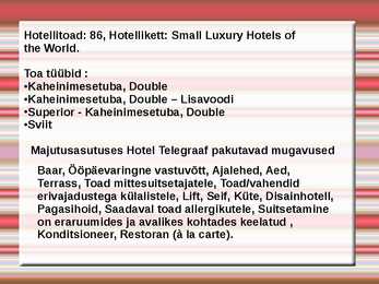 Kolm tallinna 5tärni hotelli #7