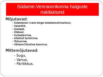 Südame veresoonkonna haigused #4