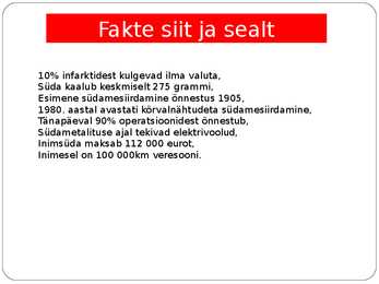 Südame veresoonkonna haigused #9