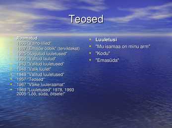 Põhjalik töö Lydia Koidula elust #5
