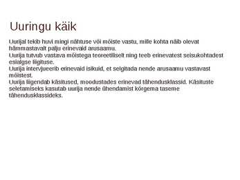 Fenomenograafia #5