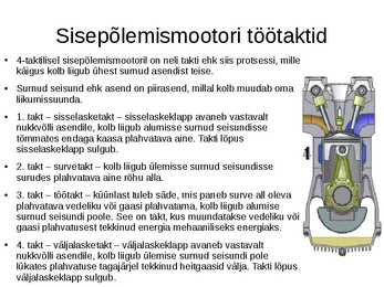 Mehaanika - sisepõlemismootor #6