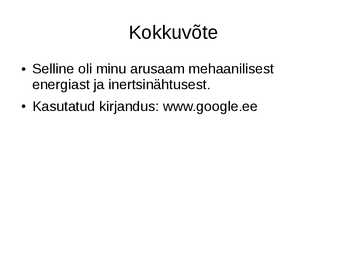 Mehaanika - sisepõlemismootor #8