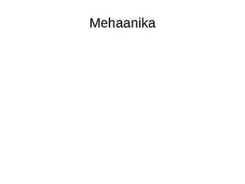 Mehaanika - sisepõlemismootor