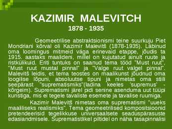 Malevich ja Kandinsky #11