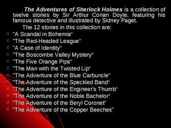 The Adventures of Sherlock Holmes #9