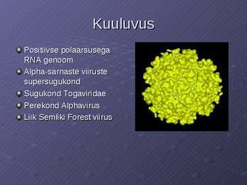 Semliki forest viirus #3