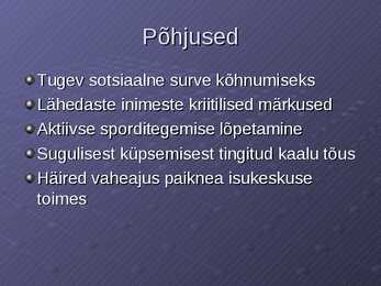 Psüühilised toitumishäired #19