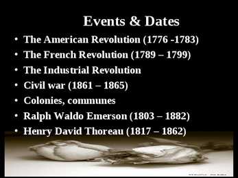 The romantic movement in American literature #4