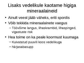 Vedelik ja sport #26