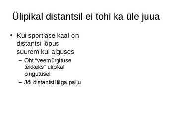 Vedelik ja sport #30