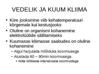 Vedelik ja sport #31