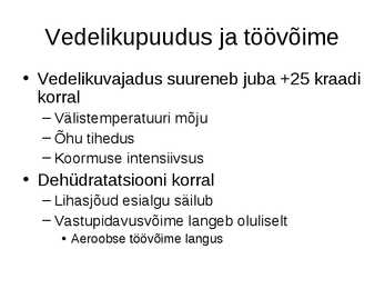 Vedelik ja sport #32