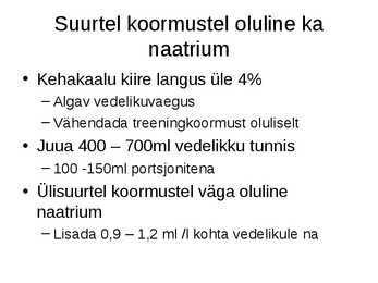 Vedelik ja sport #36