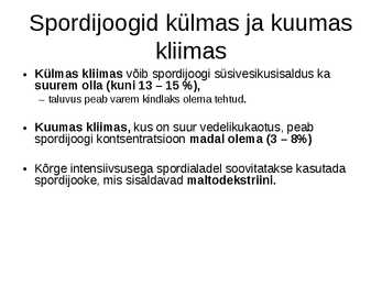 Vedelik ja sport #57