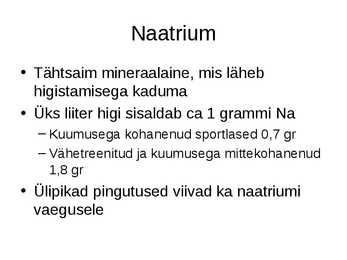 Vedelik ja sport #73