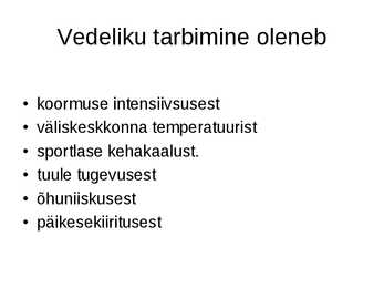 Vedelik ja sport #10