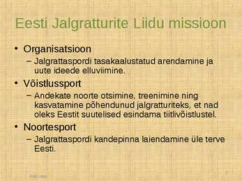 Eesti Jalgratturite Liit #3