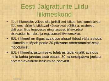 Eesti Jalgratturite Liit #5