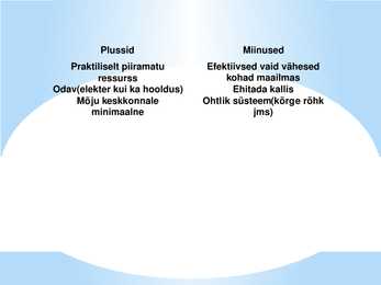 Alternatiivsed energiaallikad #9