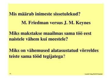 Loeng 1 - Sissejuhatus makrookonoomikasse #11