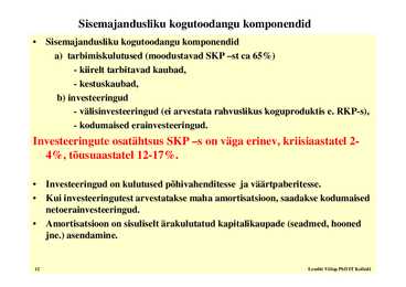 Loeng 2 - Sisemajanduslik kogutoodang #12
