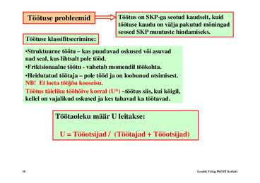 Loeng 2 - Sisemajanduslik kogutoodang #19
