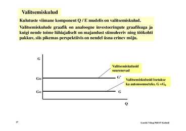 Loeng 3 - Makromajanduslikud mudelid #27
