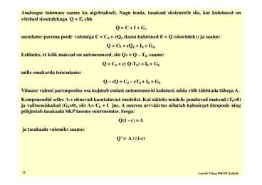 Loeng 3 - Makromajanduslikud mudelid #31