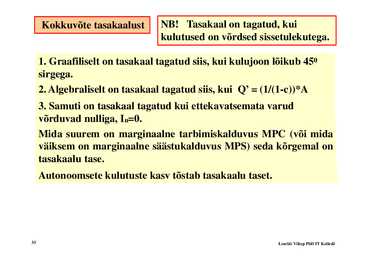 Loeng 3 - Makromajanduslikud mudelid #33