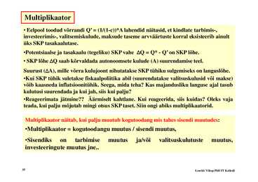 Loeng 3 - Makromajanduslikud mudelid #35