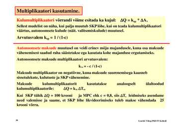 Loeng 3 - Makromajanduslikud mudelid #38