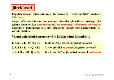 Loeng 3 - Makromajanduslikud mudelid #9