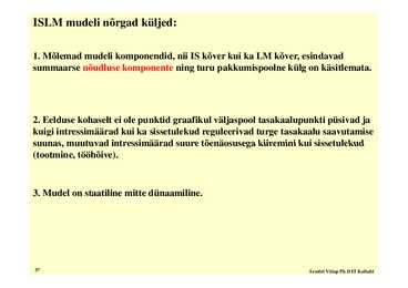 Loeng 4 - ISLM mudel #37
