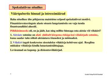 Loeng 4 - ISLM mudel #7