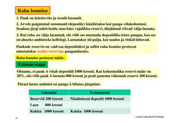 Loeng 7 - Rahateooria #15