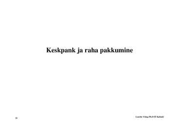 Loeng 7 - Rahateooria #21