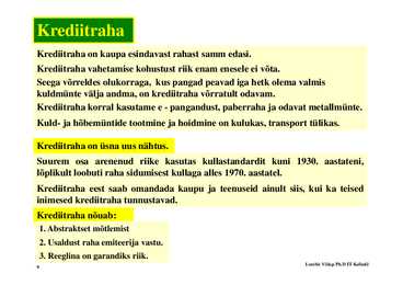 Loeng 7 - Rahateooria #9