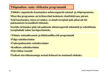 Loeng 8 - Tööturg ja tööpuudus #38