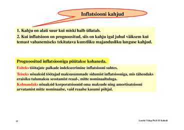 Loeng 9 - Inflatsioon #12