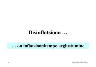 Loeng 9 - Inflatsioon #25