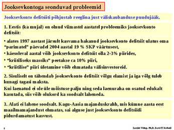 Loeng 10 - Maksebilanss #8
