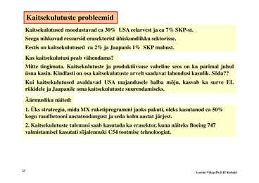 Loeng 11-- Fiskaal- ja monetaarpoliitika #23
