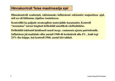 Loeng 12 - Tulupoliitika #8