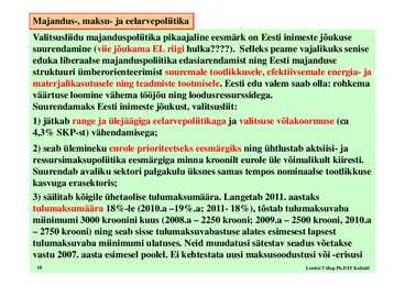 Seminar 1 - Eesti majandus #18