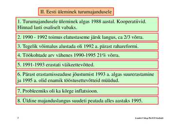 Seminar 1 - Eesti majandus #3