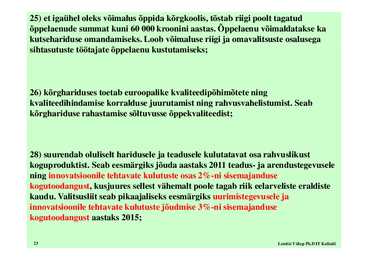 Seminar 1 - Eesti majandus #23