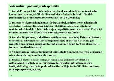 Seminar 1 - Eesti majandus #30