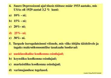 Seminar 1 - Eesti majandus #37