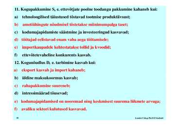 Seminar 1 - Eesti majandus #40
